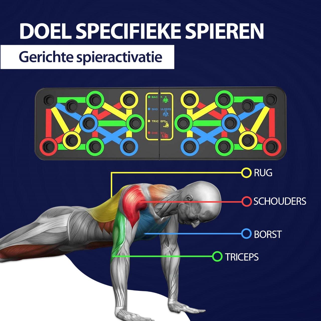 omneka®Opvouwbaar Push-up Bord