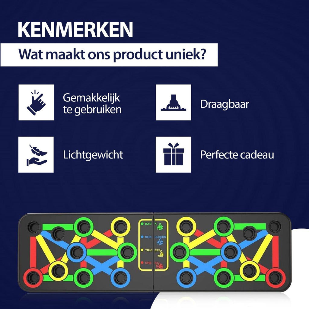 omneka®Opvouwbaar Push-up Bord
