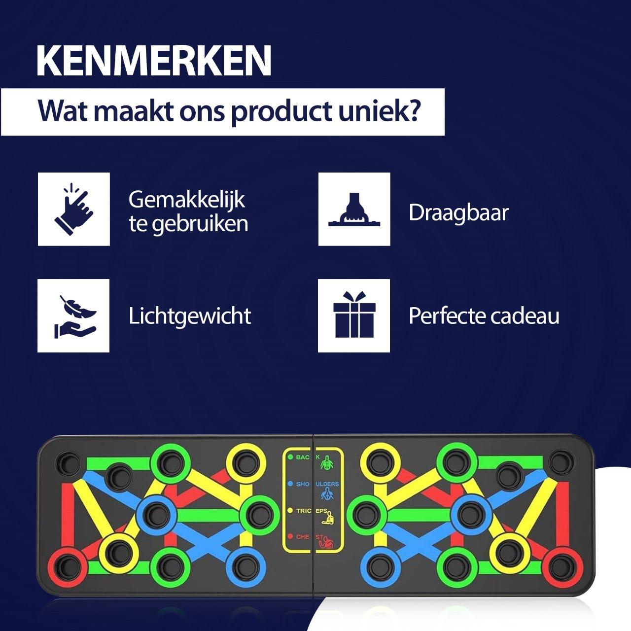 omneka®Opvouwbaar Push-up Bord